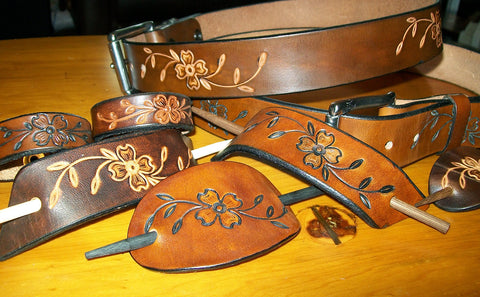 Dogwood Flowers Designer Leather Collection