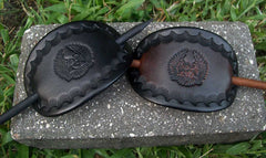 Harley Davidson Eagle Leather Barrettes