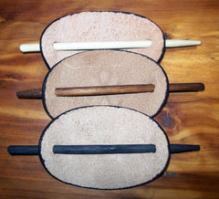 Leather Hair Pins with Stick