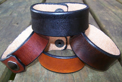 Plain Leather Wristbands